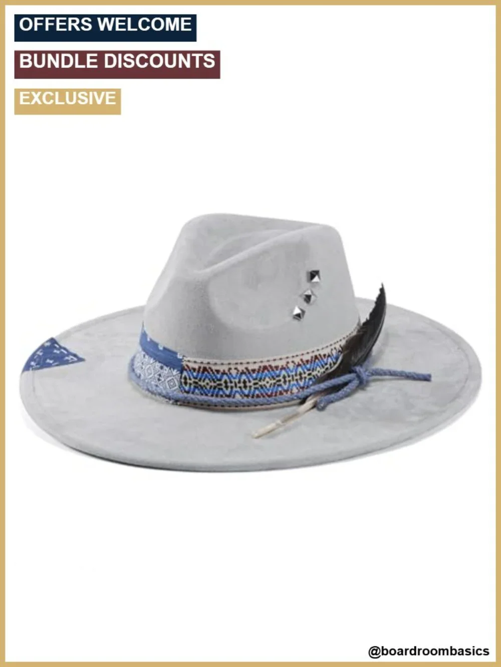 Wide Brim Fedora Hat for Women Men Suede Felt Dress Up Hat